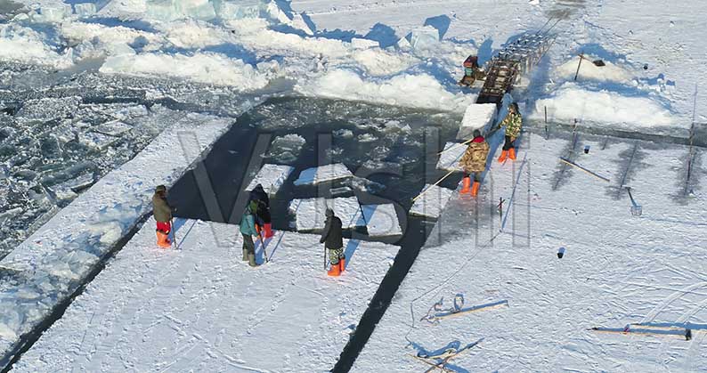 哈爾濱冬(dōng)季采冰 采冰工(gong)具