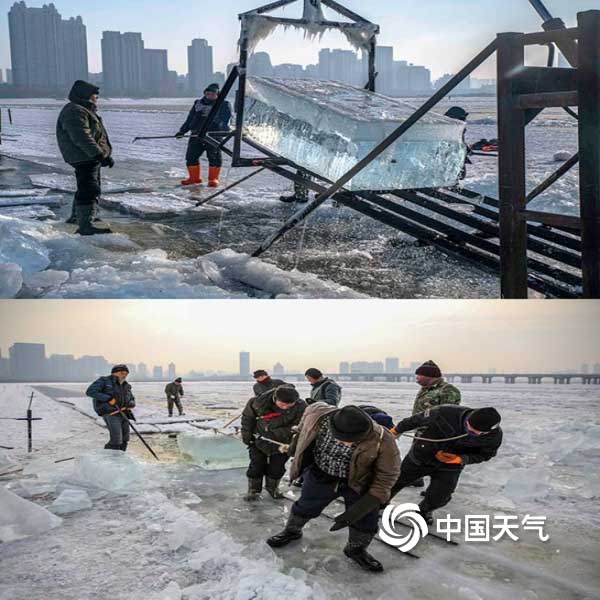 哈爾(er)濱冬季采冰 采(cǎi)冰工具